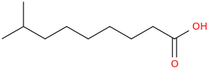 Nonanoic acid, 8 methyl 